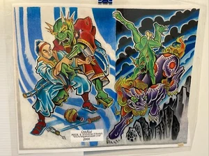 Tattoo Flash Wall Art Studio Shop By Gunnar 2000 Traditional Japanese Art Dragon - Picture 1 of 1