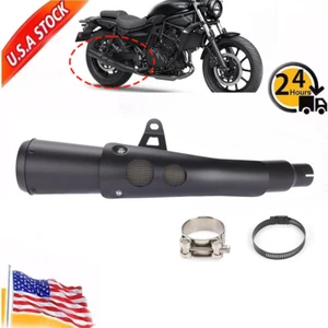 Motorcycle Slip-On Exhaust Muffler Pipe For Kawasaki Eliminator 450 500 24-2025 - Foto 1 di 12