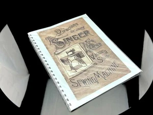 Singer Vibrating Shuttle VS2 Sewing Machine Instructions COIL BOUND Reprint - Picture 1 of 3