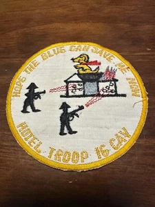 Vintage US Army H Troop 1st Squadron 16th Cavalry Regiment Patch - Picture 1 of 2