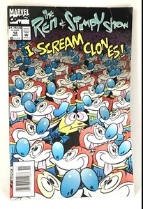 The Ren & Stimpy Show fumetto novembre #12 -I Scream Clones! - Marvel Comics 1993 - Foto 1 di 16