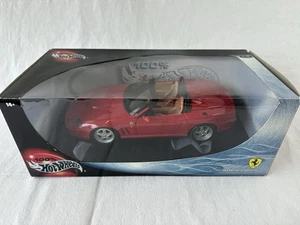Hot Wheels 1:18 Ferrari 550 Barchetta Pininfarina VINTAGE open box - Picture 1 of 8