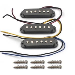 Alnico 5 Strat Tonabnehmer Single Coil Tonabnehmer Gitarrenhals/Mitte/Steg Tonabnehmer fo... - Bild 1 von 7