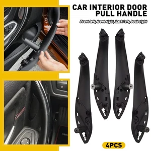 Interior Door Pull Handle Cover Trim Black For 3 BMW Series F30 F35 2013-2018 - Picture 1 of 10