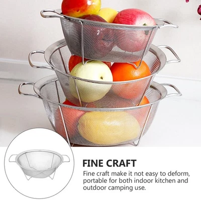  Passino Acciaio Inox Scolapasta Cestello Scolapiatti Per Il Colino Alimenti - Immagine 1 di 4