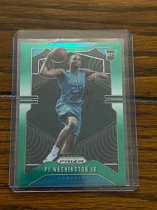 Tarjeta de radiocontrol PJ Washington Jr 2019-20 Prizm Green Prizm Rookie #258 Hornets - Imagen 1 de 2