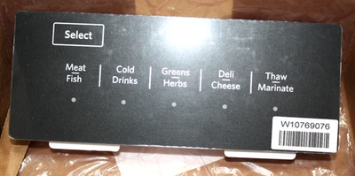 WPW10769076 Refrigerator Pantry Drawer Interface Control Whirlpool OEM - Image 1 of 3