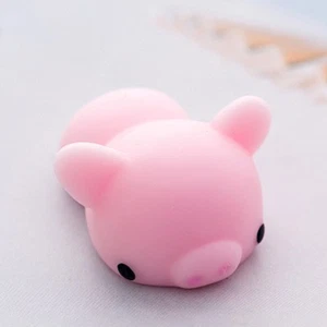 (ROSE Pig) Squeezeief Jouet Animaux Mignons PVC Doux Squishy Jouet Stress - Zdjęcie 1 z 1