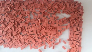 1400 1:48 scale Brick Red miniature bricks - Wargaming, diorama, Warhammer - Picture 1 of 6