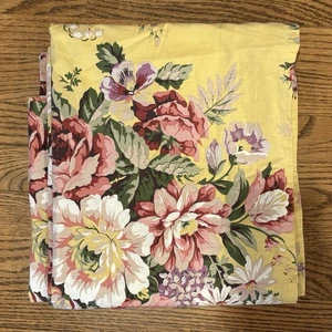 VINTAGE RALPH LAUREN SOPHIE BROOKE FLORAL QUEEN FLAT SHEET 86x102” Great Cond. - Picture 1 of 8