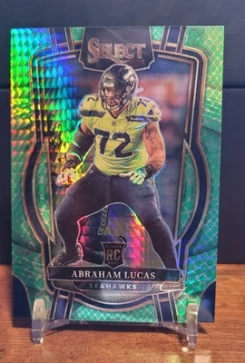2022 Panini Select - Club Level Abraham Lucas #211 Dragon Scale Prizm /89 (RC) - Image 1 of 2