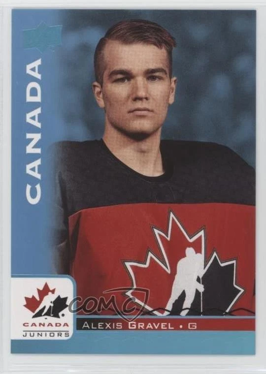 2017 Upper Deck Team Canada Juniors Blue Spectrum Alexis Gravel #54 - Image 1 of 2