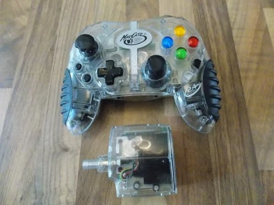 Mad Catz Wireless Original Microsoft Xbox Controller + Receiver - Clear-Tested - Image 1 of 4