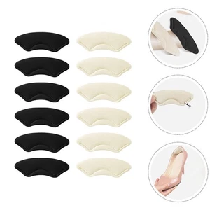 6 Pairs Anti-wear Back Stickers Heel Protector Pads Miss Man Grip - Picture 1 of 12