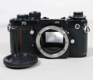 Nikon F3 Eye Level Black SLR 35mm Film Camera Body Only (No Viewfinder) - Great! - Picture 1 of 16