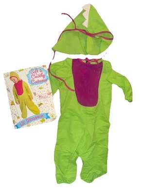 Macacão Lil Dinosaur macio e fofo fantasia infantil 1-2 1994 rubis - Imagem 1 de 4