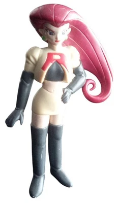 Figura Tomy Pokemon Jessie (Jesse) Team Rocket 1998 5 1/2" Foto 1 de 4