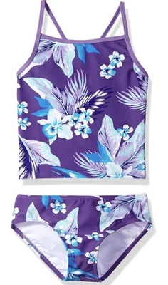 Traje de baño Tankini Kanu Surf Girls Melanie Beach Sport 2 piezas talla 14 UPF 50+ Foto 1 de 4