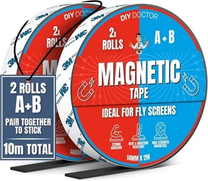 Self+Adhesive+Magnetic+Strip+Tape+Strong+Polarity+A+B+5M+Anisotropic+Flexible - Picture 1 of 9