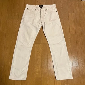 RRL White Corduroy Pants Made in USA Used Men size all-season - Picture 1 of 8