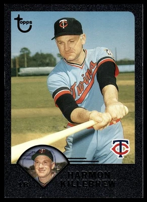 Harmon Killebrew Minnesota Twins 2003 Topps Retired Signature Black #75 SN /99 - Image 1 of 2
