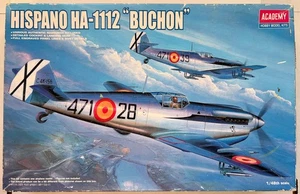 ACADEMY 12203 1/48-scale HISPANO HA-1112-M1L BUCHON FIGHTER KIT SPANISH AF EdA - Picture 1 of 7
