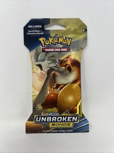 Pokémon Sonne & Mond Unbroken Bonds Sleeved Booster Pack Charizard Reshiram NEU - Bild 1 von 10