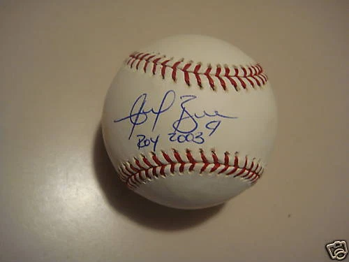 ANGEL BERROA 03 ROY YANKEES FIRMADO OFICIAL ML BALÓN Foto 1 de 1