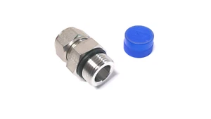Hoke SS Tube Fitting SAE CMS Male Connector 3/4" Tube x 1-1/16-12 Straight Boss - Picture 1 of 3