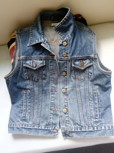 Topshop Denim Vests for Women for sale 