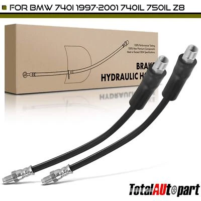 Brake Hydraulic Hose for BMW 740i 1997-2001 740iL 750iL 1996-2001 Rear LH or RH - Image 1 of 4