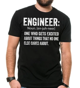 Engineer T-shirt Funny Engineering T-shirt.Gift For Engineer Shirt Funny Tshirt - Picture 1 of 4