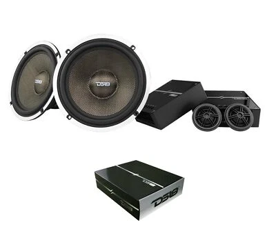 DS18 DX2 6.5" 4 Ohm 2-Way Component Speaker System Set Woofer Tweeters Crossover - Imagem 1 de 4