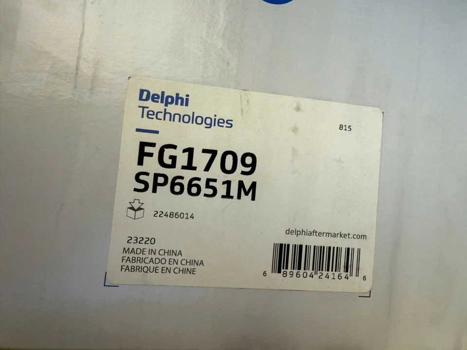 Conjunto de módulo de bomba de combustible Delphi FG1709 para Chevrolet Uplander 2008 3,9 L-V6 Foto 1 de 1
