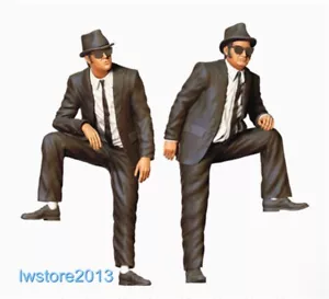 Modellino miniature scena uomo casual 1/64 1/87 1/43 1/18 1/24 per auto giocattoli - Foto 1 di 3