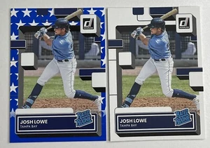 2022 donruss josh lowe independence day stars rated rookie sp #55 - Imagen 1 de 2