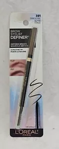 L'oreal Brow Stylist Eyebrow Definer Ultra Fine Tip Pencil 391 Dark Blonde NEW - Picture 1 of 8