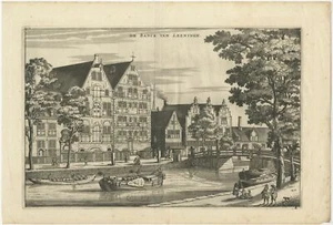 Antique Print of the City Bank of Loan by Dapper (c.1663) - Picture 1 of 1
