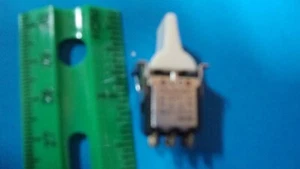 ALCO MSD-206P WHITE PADDLE SWITCH DPDT ON- OFF-ON - Picture 1 of 1