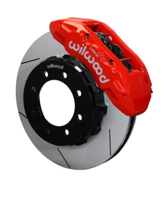 KIT FRENO DISCO WILWOOD, DELANTERO,05-12 FORD F-250/F-350,4WD,16" ROTORES,ROJO Foto 1 de 4