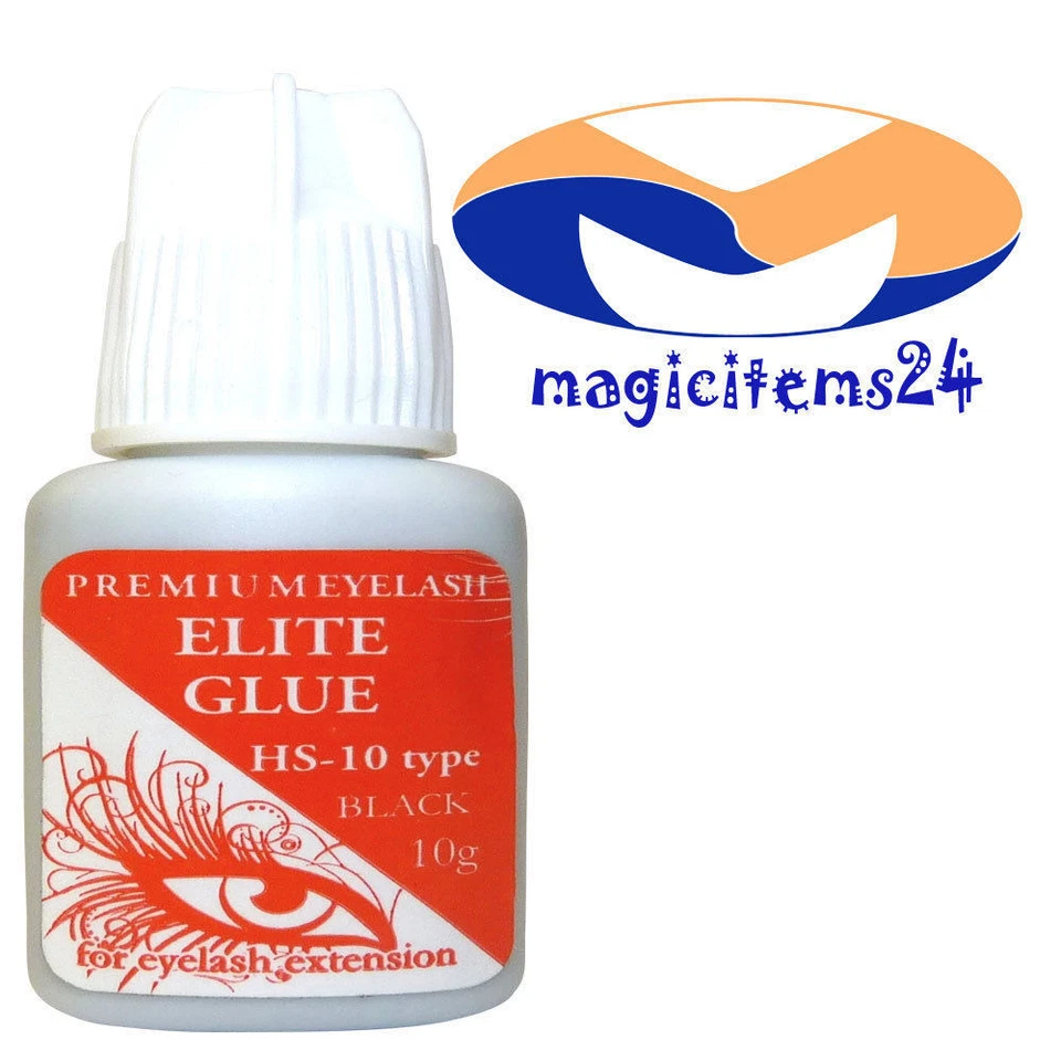 Elite Wimpernkleber für Profis 10ml schwarz, für 3D - 9D Extensions