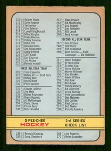 CHECKLISTE UNMARKIERT 1972-73 O-PEE-CHEE WHA 72-73 NO 334 VGEX+ 43050 - Bild 1 von 2