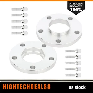 (2) 15mm Hubcentric Wheel Spacers 5x120 12x1.5 For BMW E28 E34 525i 530i 535i - Picture 1 of 10