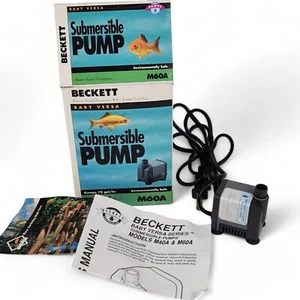Beckett Versa M60A Submersible Pump 70gl Fountain Birdbath Environmentally Safe - Picture 1 of 7