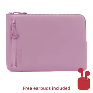 Golla Laptop Sleeve 14" Pastel Lilac - Laptoptasche Neopren Laptop Tasche + Buds - Bild 1 von 4