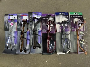 Lot Of 6 PAIRS NEW FOSTER GRANT READERS Optix 20/20 Assorted - Picture 1 of 1