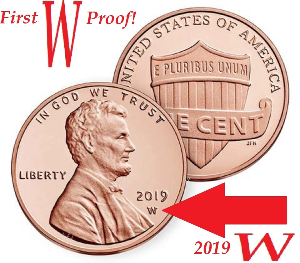 2019 W West Point Premium PROOF Lincoln Shield Cent Penny Coin Deep Cameo GEM  - Image 1 of 2