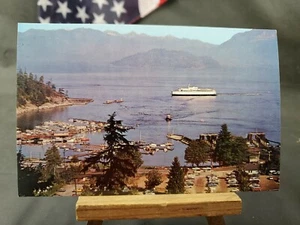Unused 3 1/2 x 5 1/2 Postcard Horseshoe Bay With BC Government Ferry - Picture 1 of 2