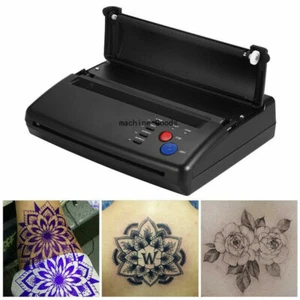 Tattoo Transfer Schablone Maschine Thermokopierer Drucker mit 10 Stück Transferpapier - Bild 1 von 9
