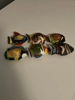 6 Floating Fish Candles Wax Multicolor   - Image 1 of 4